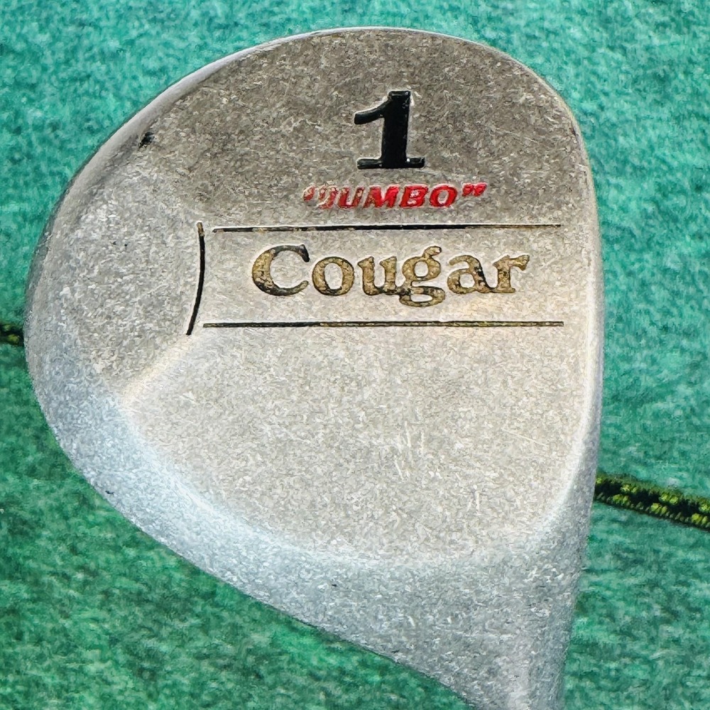 Vintage Cougar 1 Driver Mens RH 'Jumbo' Quick Silver Graphite 100% Mid Flex